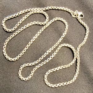 James Avery 22" Heavy Box Chain, Sterling Silver